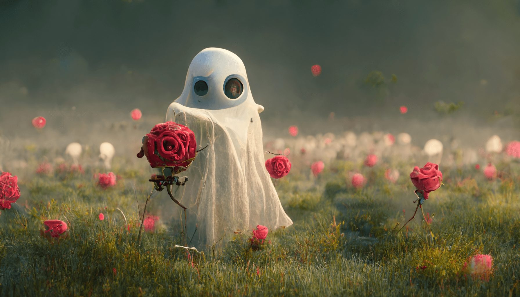 Spooky ghost illustration representing suppliers left waiting after a quote