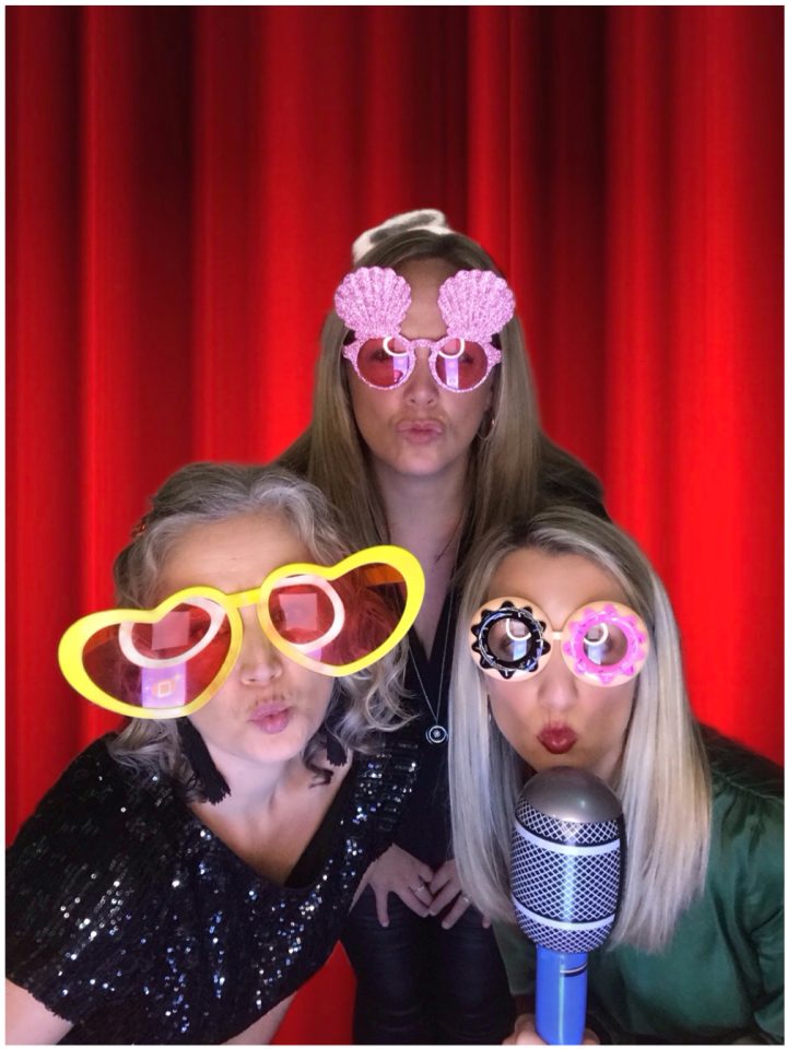 Photobooth ring light Selfie Photo Booth Hire Norfolk wedding reception party