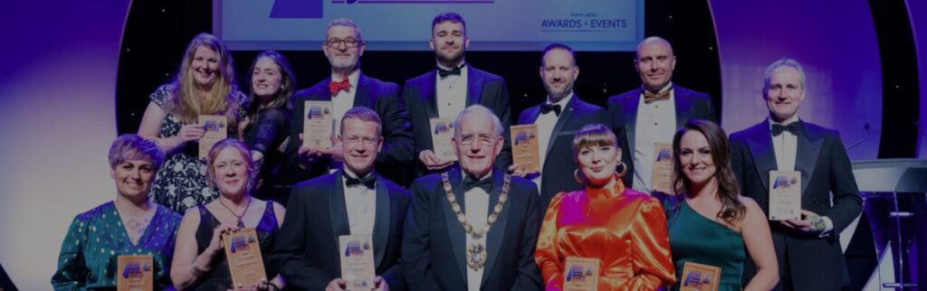 Tinsel Tim at the King's Lynn Mayor's Business Awards evening